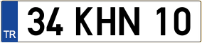 Truck License Plate